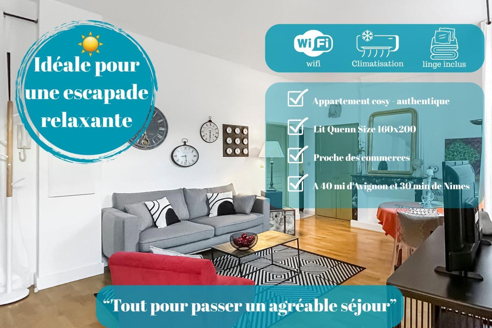 Apartmán Nid Douillet Au Coeur D'Uzès Exteriér fotografie